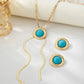necklace, bracelet, earring set