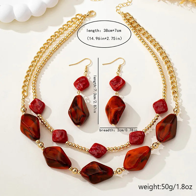 necklace & earring set