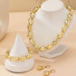necklace, bracelet, earrings set