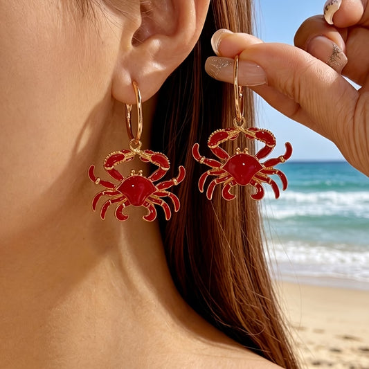 Crab earrings