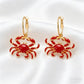 Crab earrings