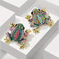 Frog Necklace & brooch pin set