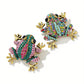 Frog Necklace & brooch pin set