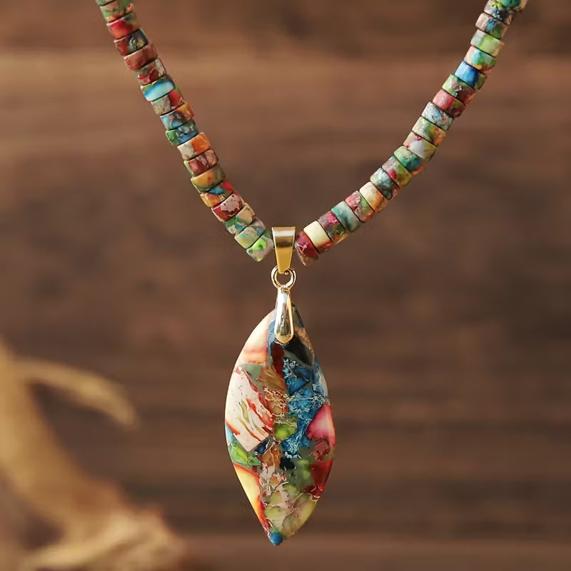 Multi- Color Bead Necklace