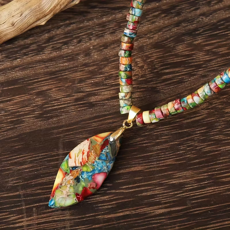 Multi- Color Bead Necklace