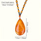 Resin stone necklace